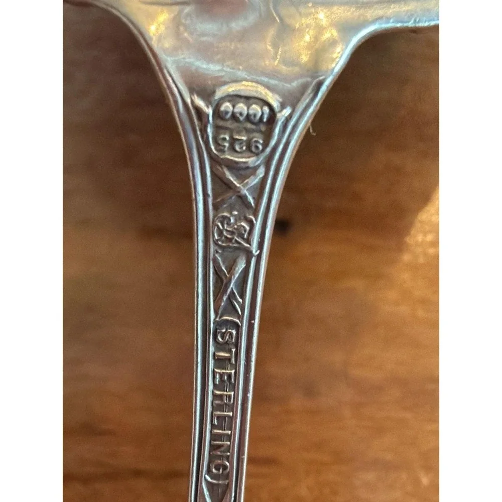 Antique Towle Empire Sterling Silver Cream Ladle 1894 Shell Bowl